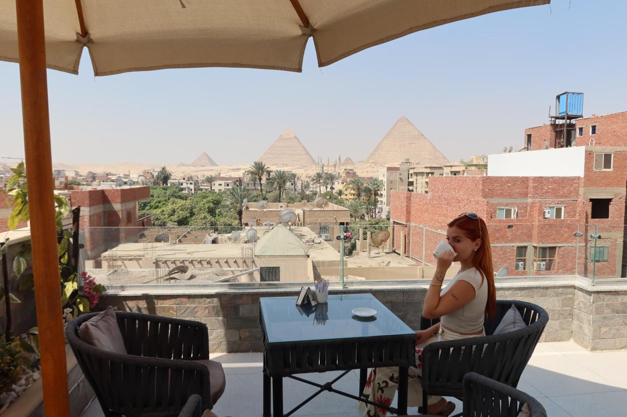 Tuya Pyramids Inn Kafrat al Jabal Экстерьер фото